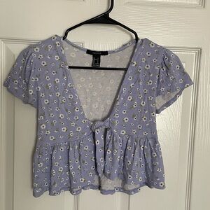 Lavender tie top from Forever 21